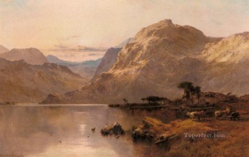 Crafnant Norte de Gales Alfred de Breanski Sr. Pinturas al óleo